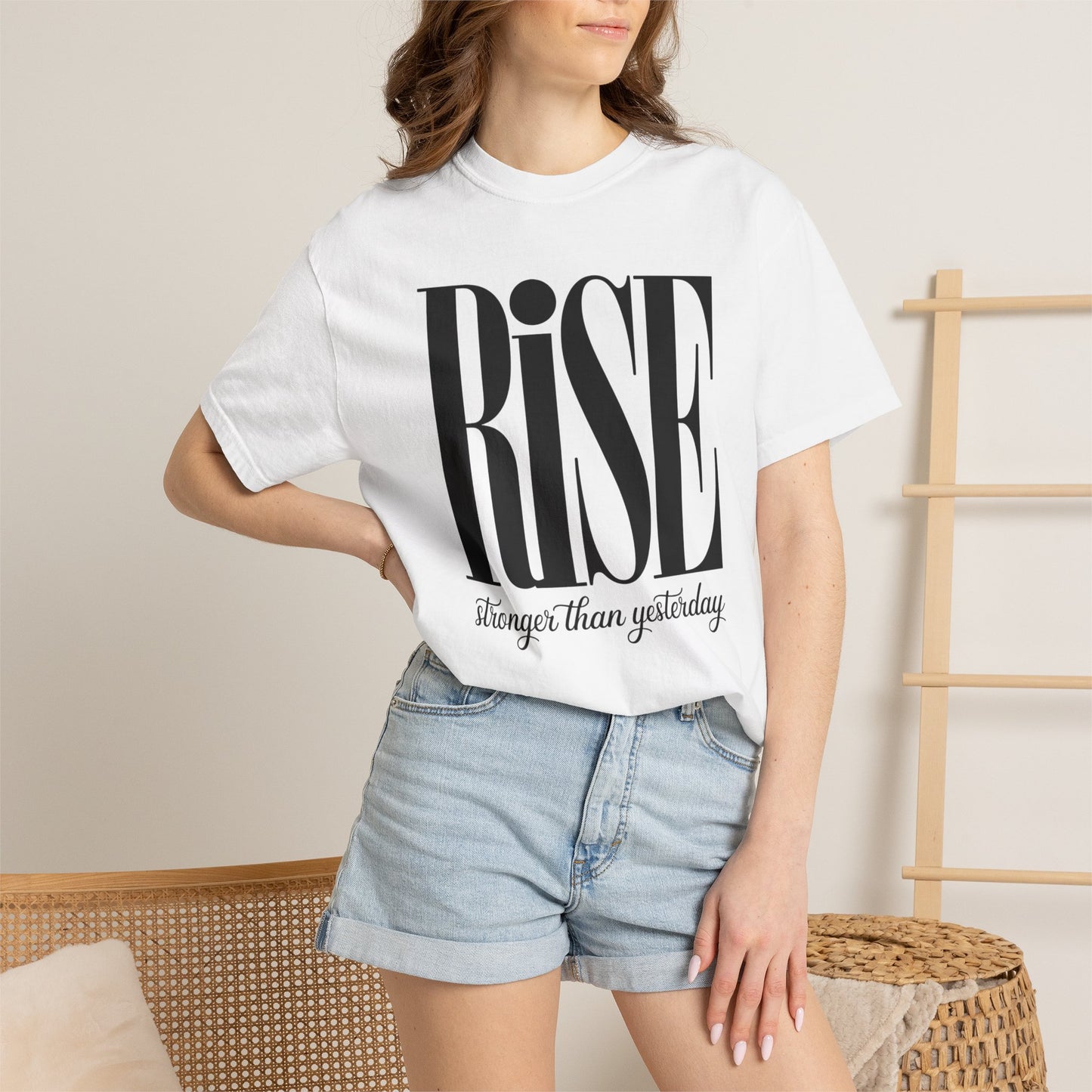 Rise "Stronger Than Yesterday" Short Sleeve Tee