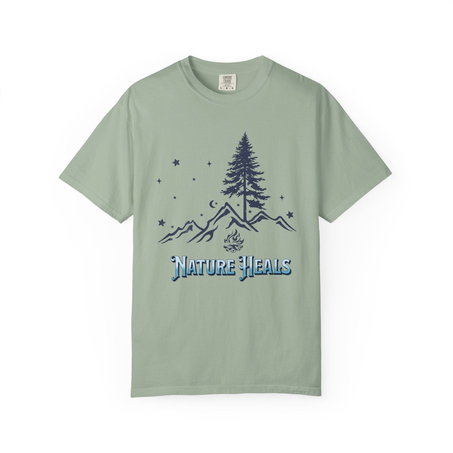 Nature Heals  Mountain Short Sleeve Tee