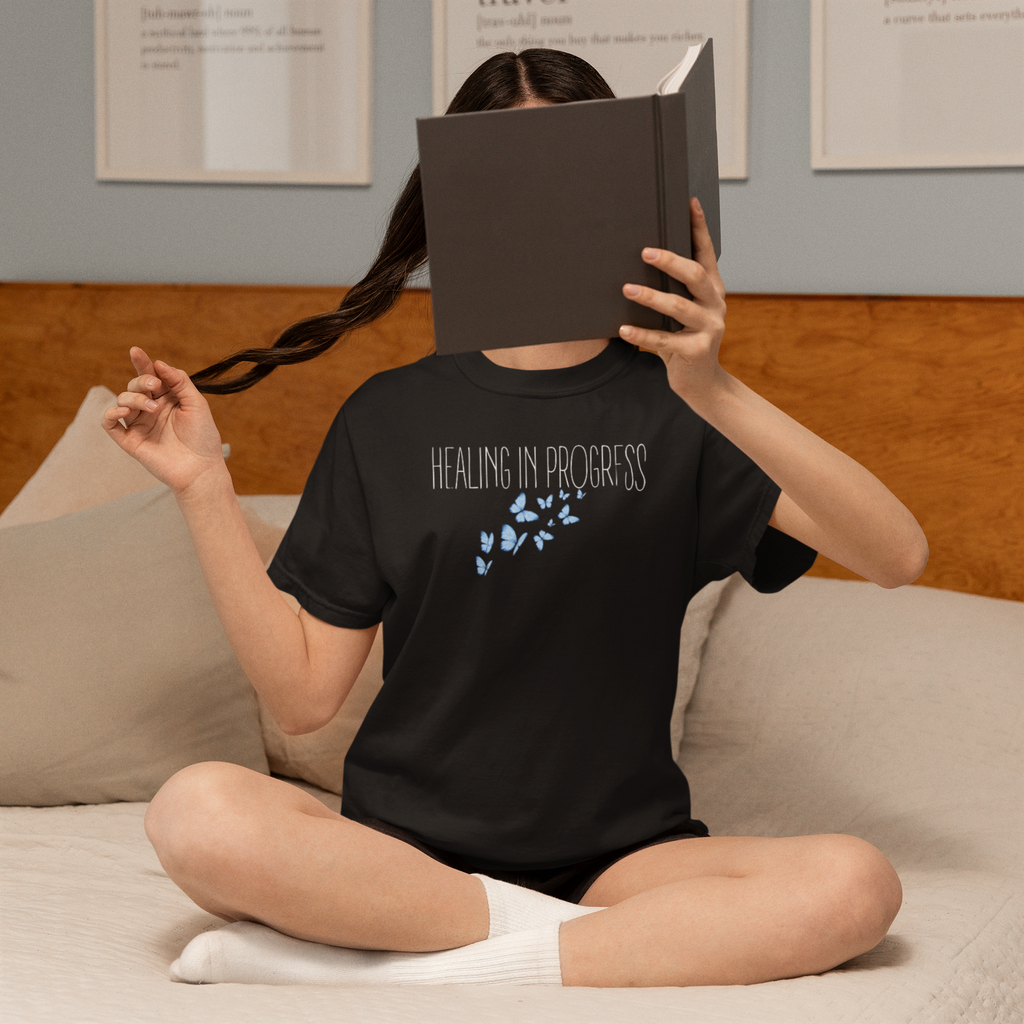 Organic Cotton HEALING IN PROGRESS Short Sleeve Tee